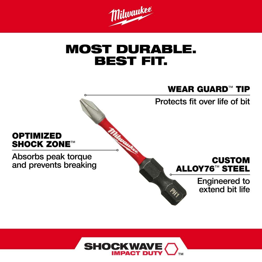 Impact Torx Milwaukee T25 Torx Bit Milwaukee Shockwave 2