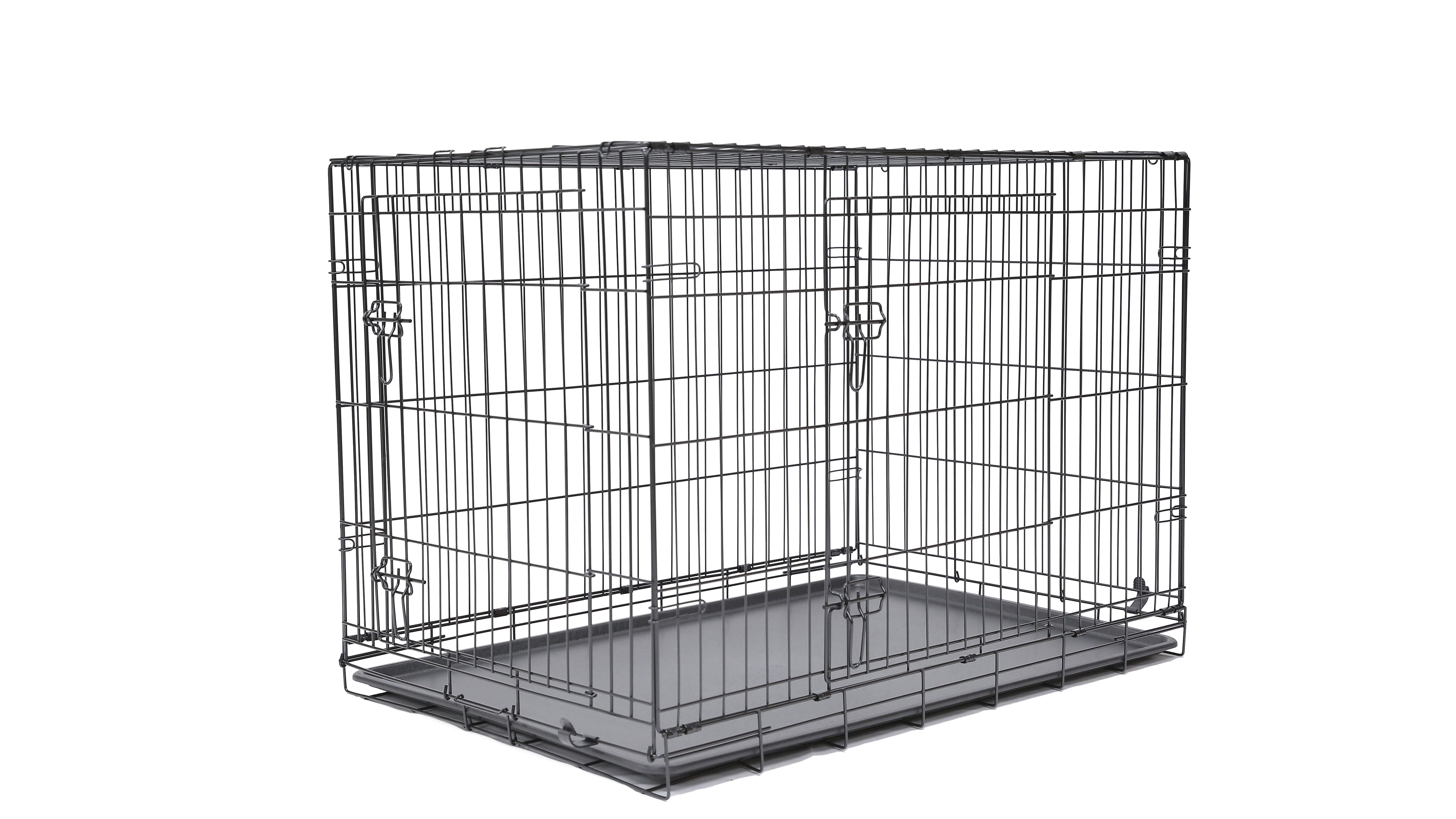 Main St. Pet Folding Pet Crate with 2 Doors - 24