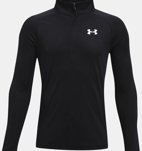 Boys' UA Tech 2.0 Half-Zip Long Sleeve T-Shirt