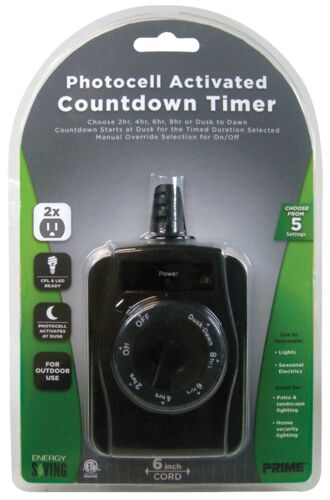 Cooper Lighting Photocell-Activated Outdoor Timer