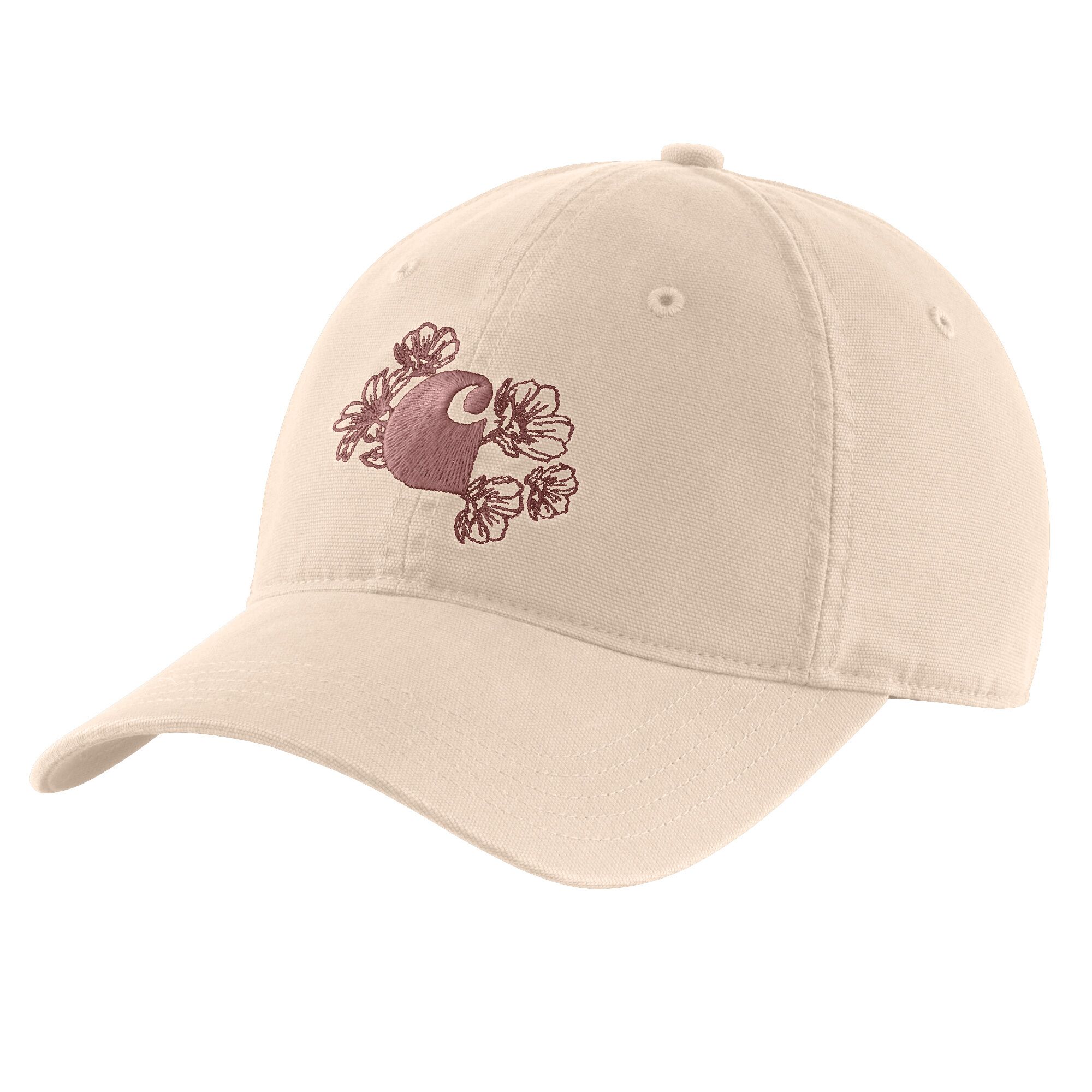 Carhartt Floral Canvas Cap in Beige - OS