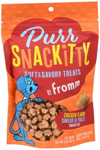 PurrSnackitty Chicken Flavor Snackitties Cat Treats - 3 oz