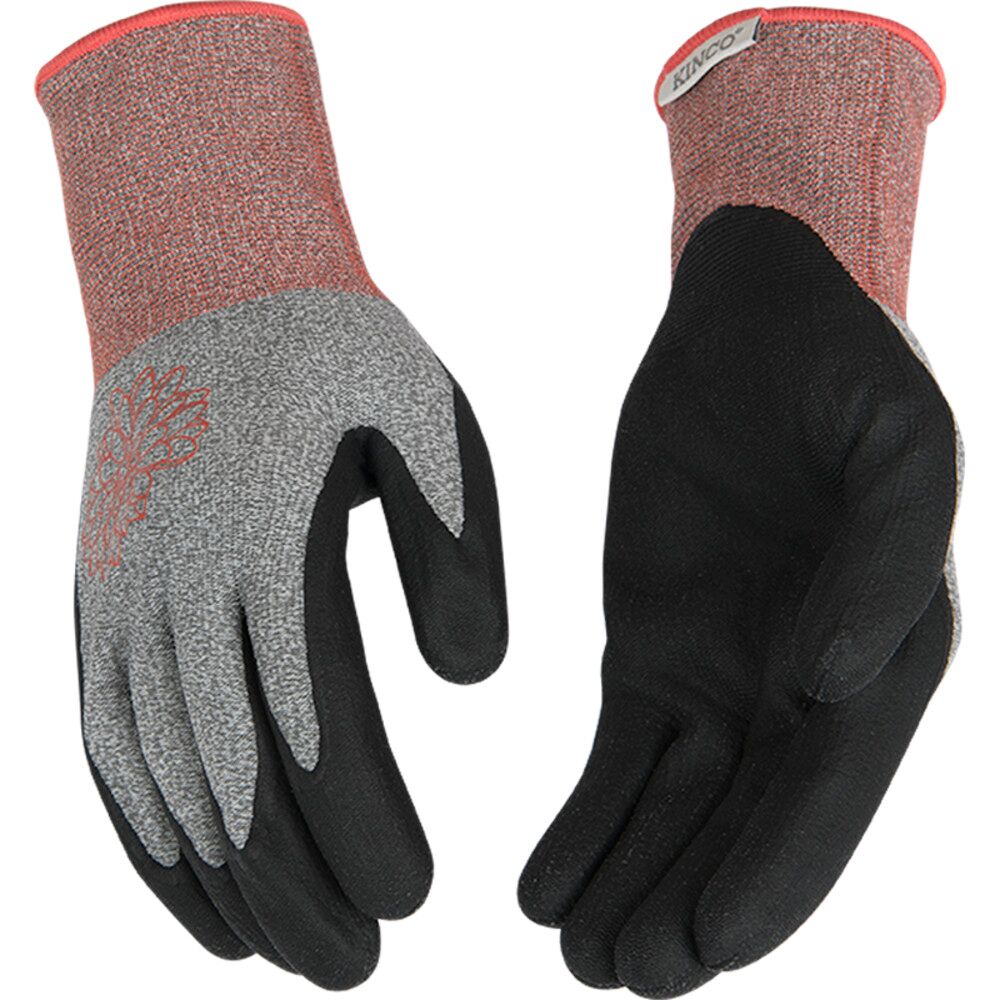 Women's Nylon-Spandex Knit Shell & Micro-Foam Nitrile Palm Gloves