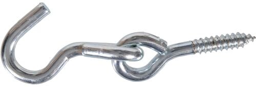 Zinc Lag Hammock Hook - 3/8" x 3-1/2"