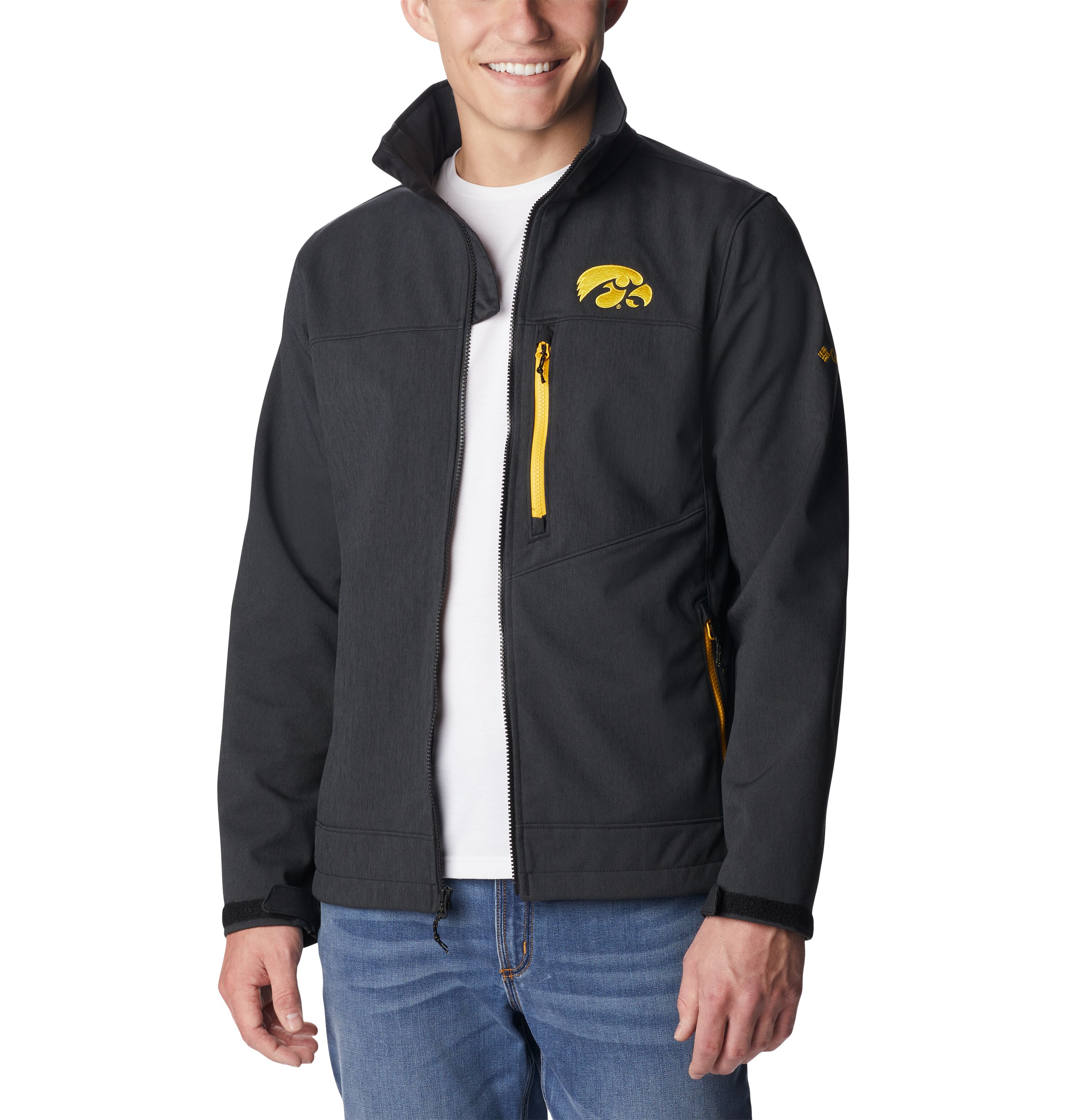 Men's Ascender II Iowa Hawkeyes Softshell Jacket