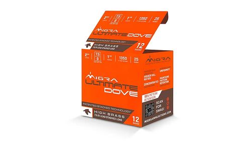 Ultimate Dove High Brass 12 Gauge 2.75" #7.5/9 Shotshells - 25 Rounds