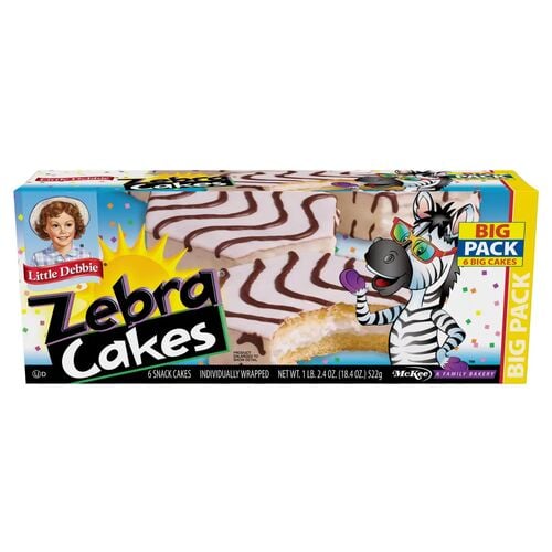 Big Pack Zebra Cakes - 6 Count