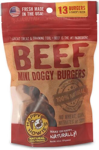 Beef Mini Doggy Burgers Dog Treats