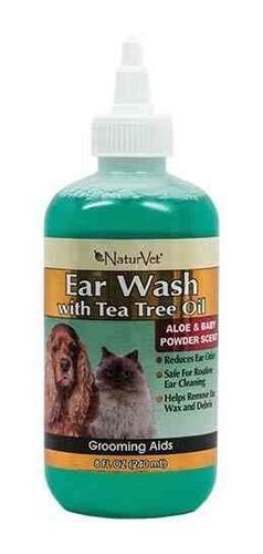 Aloe & Baby Powder Scent Dog & Cat Ear Wash - 8 oz