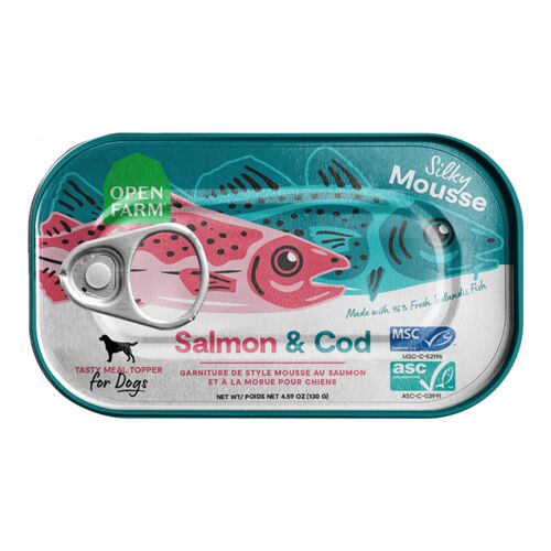 Salmon & Cod Silky Mousse Meal Topper for Dogs - 4.59 oz