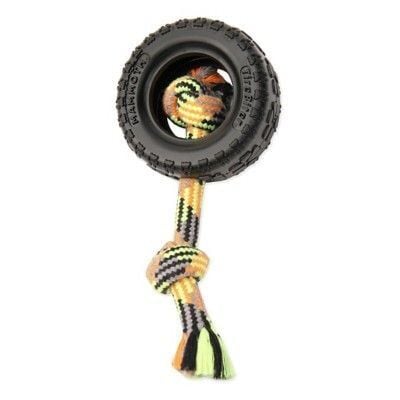 Mammoth Small TireBiter II with Rope Dog Toy