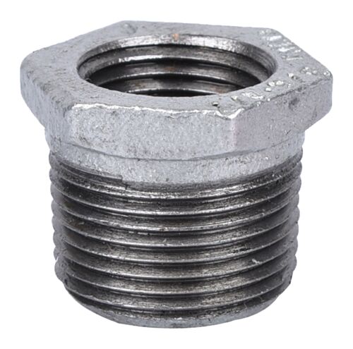 3/4" x 1/2" Galvanized Pipe Bushing Reducer