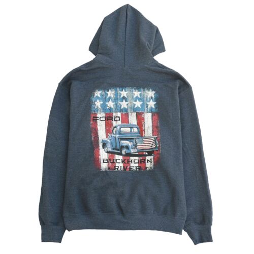 Buckhorn River Men's Ford Graphic Hooded Sweatshirt Assorted