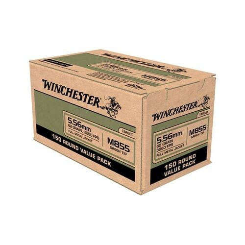 5.56 mm 62 Grain FMJ Ammunition - 150 Rounds