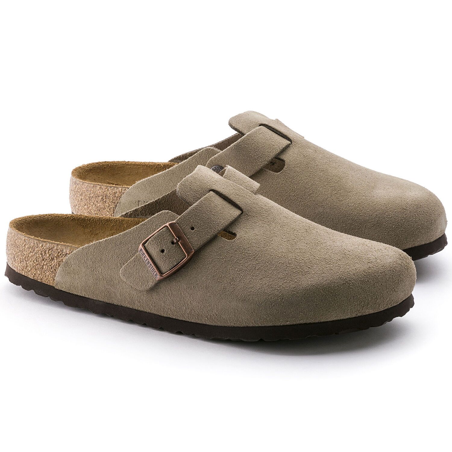 Boston Soft Footbed Suede Leather Clog