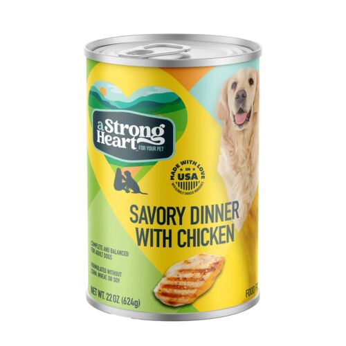 Savory Dinner with Chicken Wet Dog Food - 22 oz
