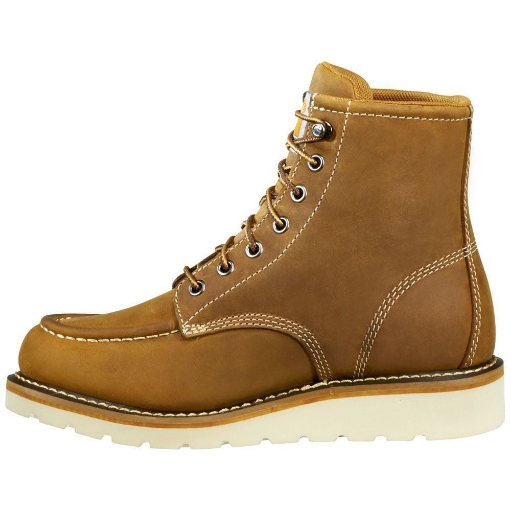 Women's 6" Non-Safety Toe Wedge Boot in Brown Oil Tanned