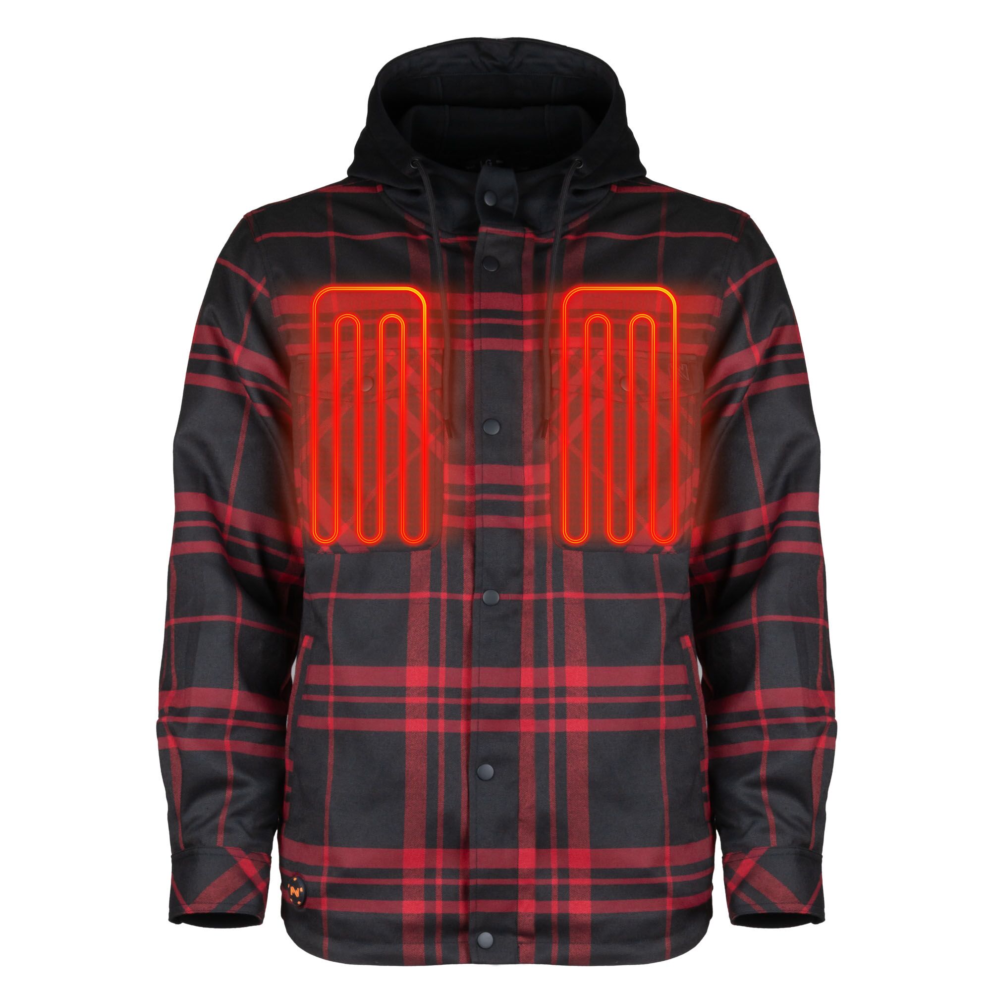 Men's Flannel Shell Heated Jacket