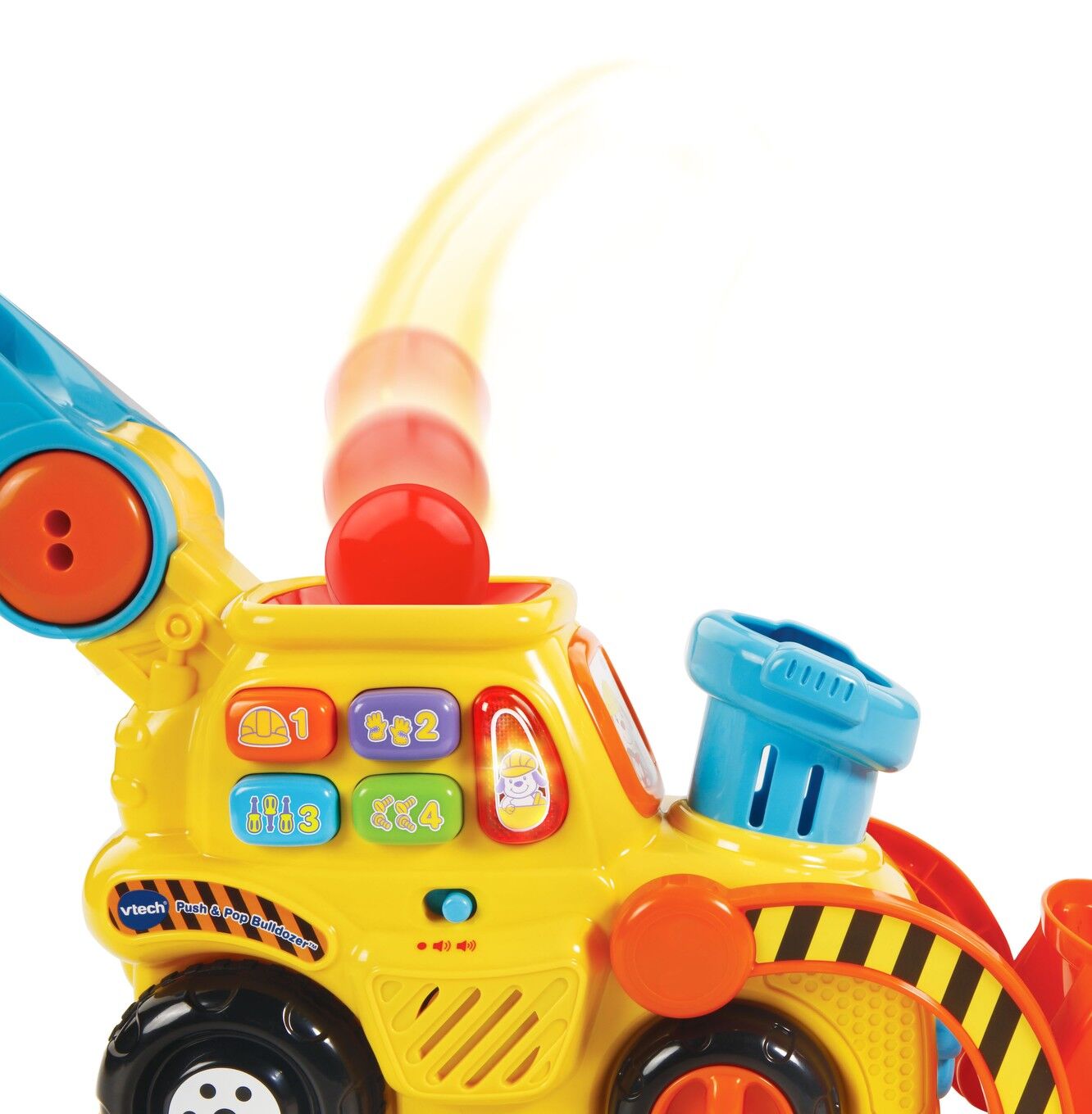 VTech Pop-a-Balls Push Pop Bulldozer