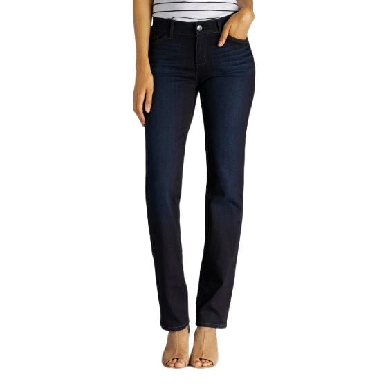 Women's Ultra Lux with Flex Motion Regular Fit Straight Leg Jean in Niagra