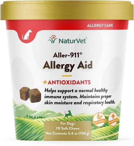 Antioxidants Soft Chews Allergy Supplement for Dogs - 70 Count