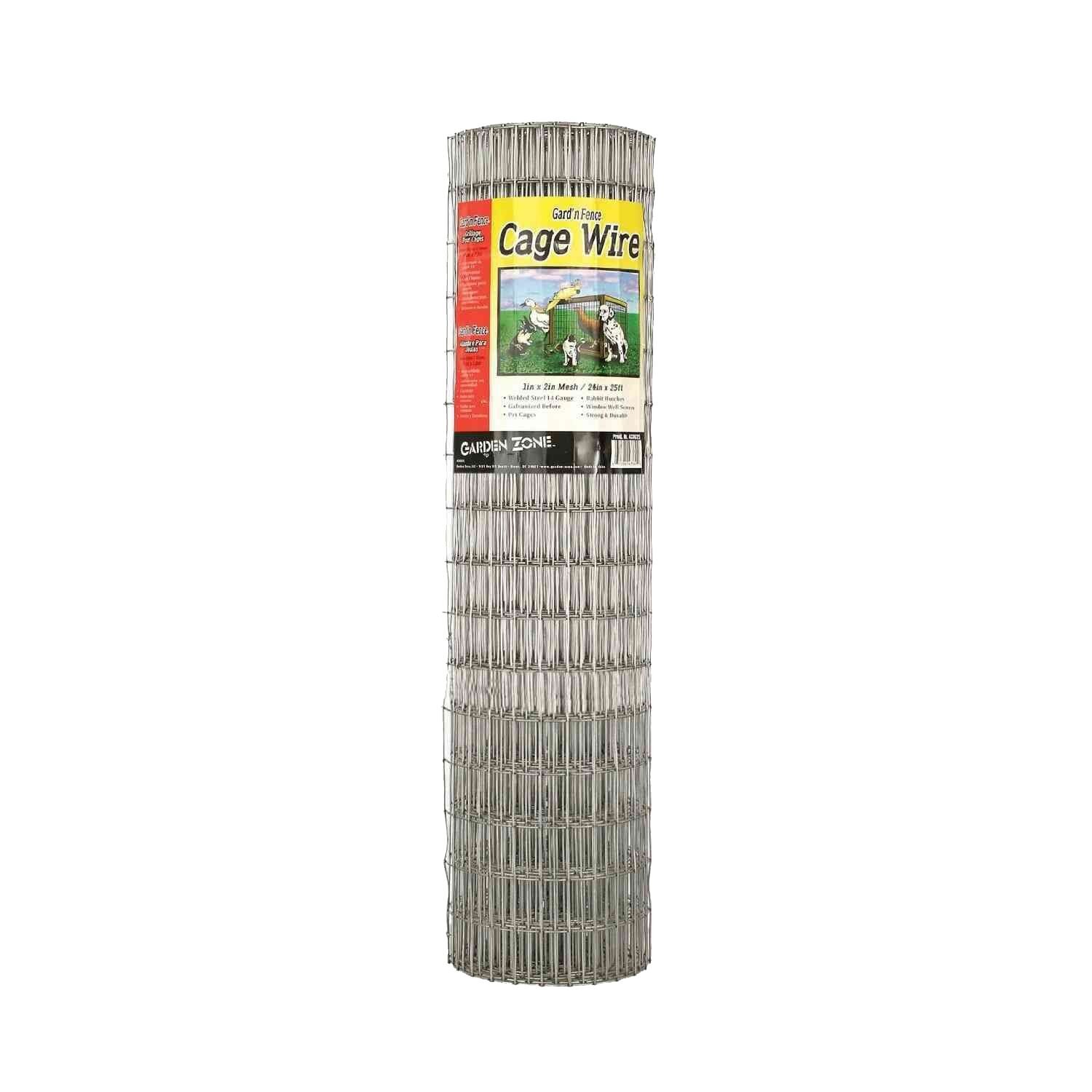 1"x2" 16GA Galvanized Welded Cage Wire Fencing