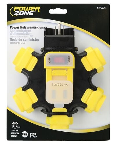 Power Hub with USB Charging