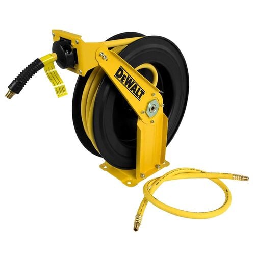 Double Arm Auto Retracting Air Hose Reel - 3/8" x 50'