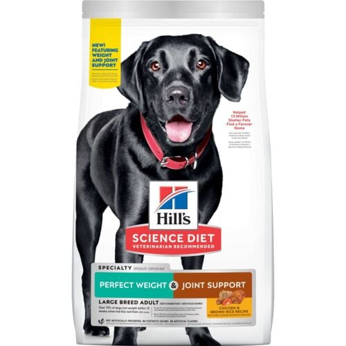 Adult Large Breed Perfect Weight & Joint Support Chicken Flavored Dry Dog Food - 25 Lb