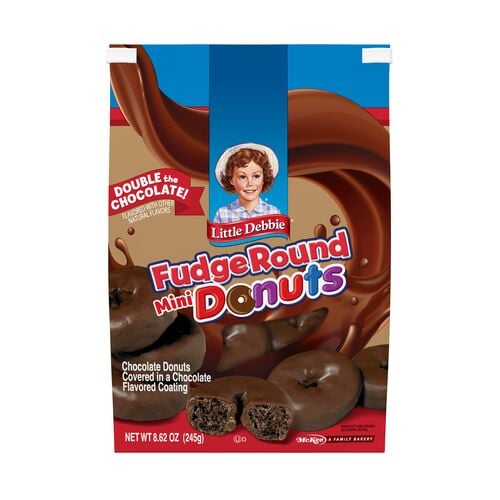 Double Chocolate Bagged Mini Donuts - 8.62 oz