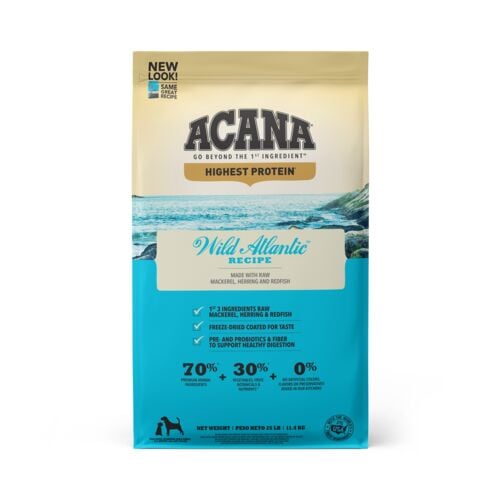 Highest Protein Wild Atlantic Recipe Dry Dog Food - 25 Lb