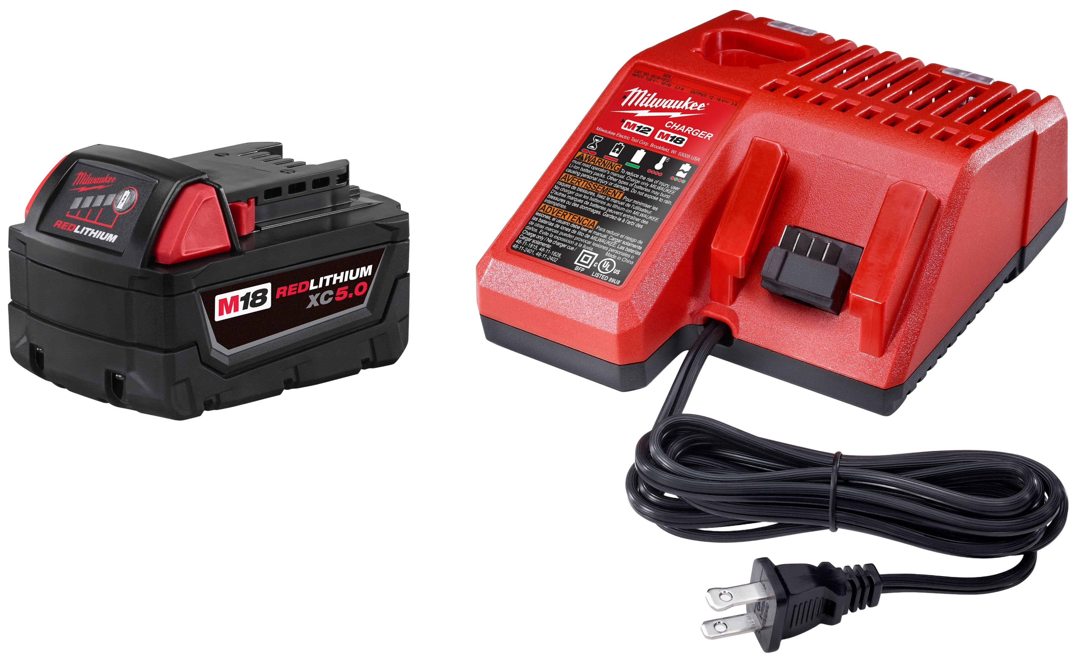 Starter Kit Discount Milwaukee Batteries Milwaukee 48-59-1850 M18