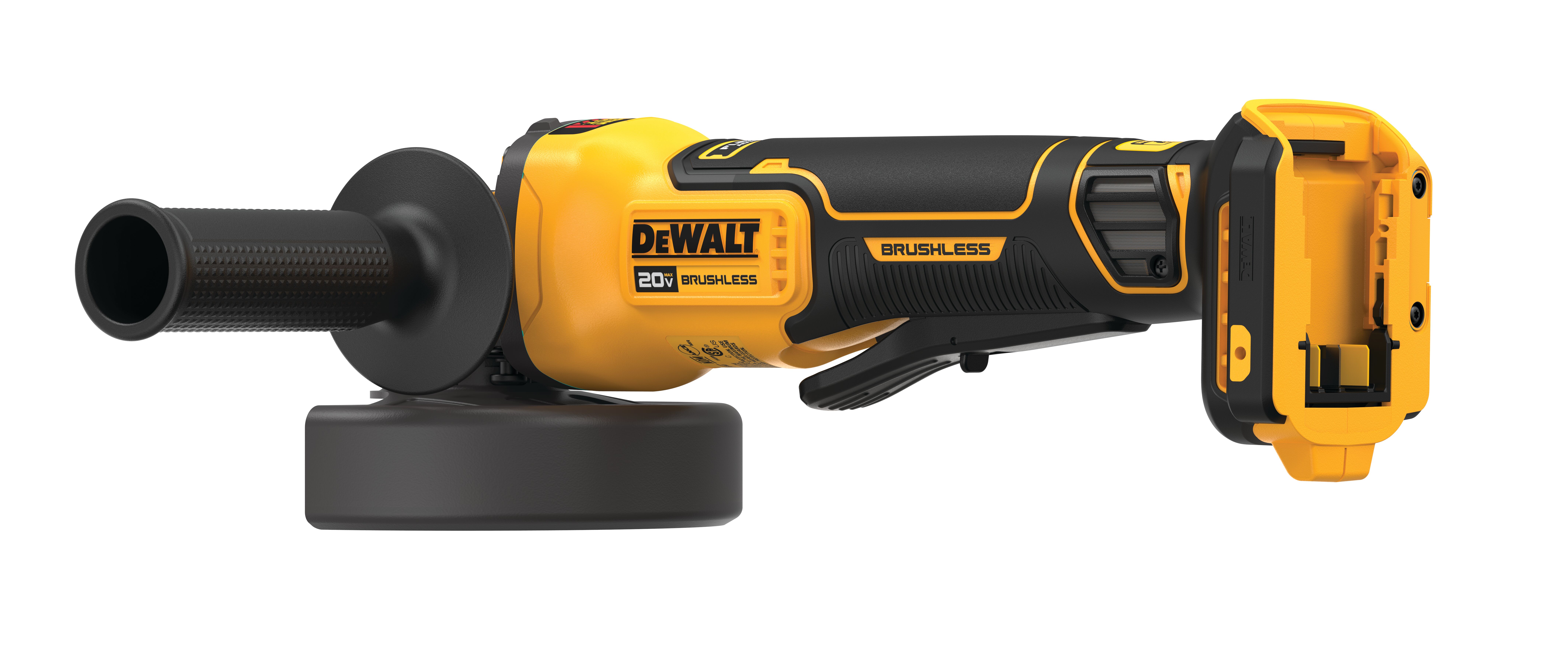 20-Volt MAX Cordless 4-1/2 in. Brushless Paddle Switch Small Angle Grinder Kit w/ Bonus Reciprocating Saw (Tool-Only) 20-Volt MAX Cordless 4-1/2 in. Brushless Paddle Switch Small Angle Grinder Kit w/ Bonus Reciprocating Saw (Tool-Only)