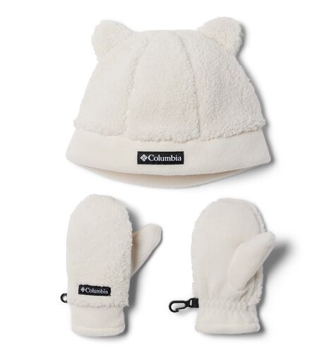Toddler Rugged Ridge Beanie and Mitten Set in Chalk