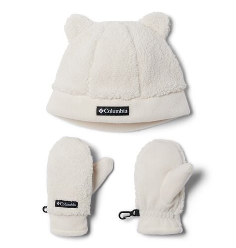 Toddler Rugged Ridge Beanie and Mitten Set in Chalk