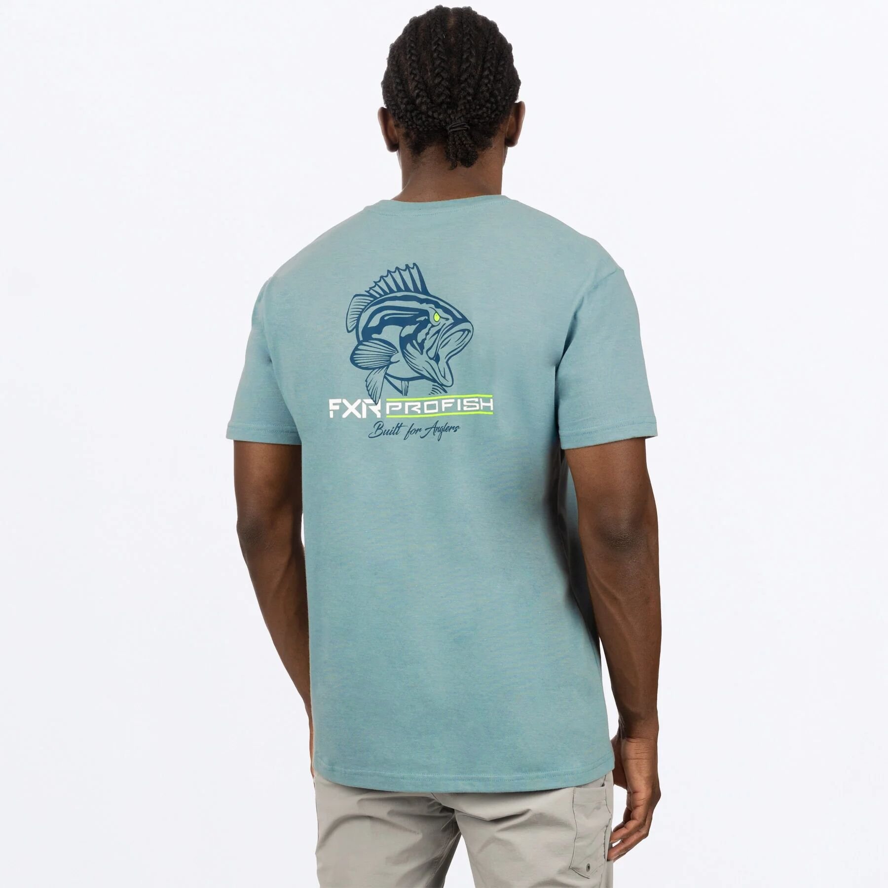 Da Bass Premium Short Sleeve T-Shirt in Light Steel/Dark Steel