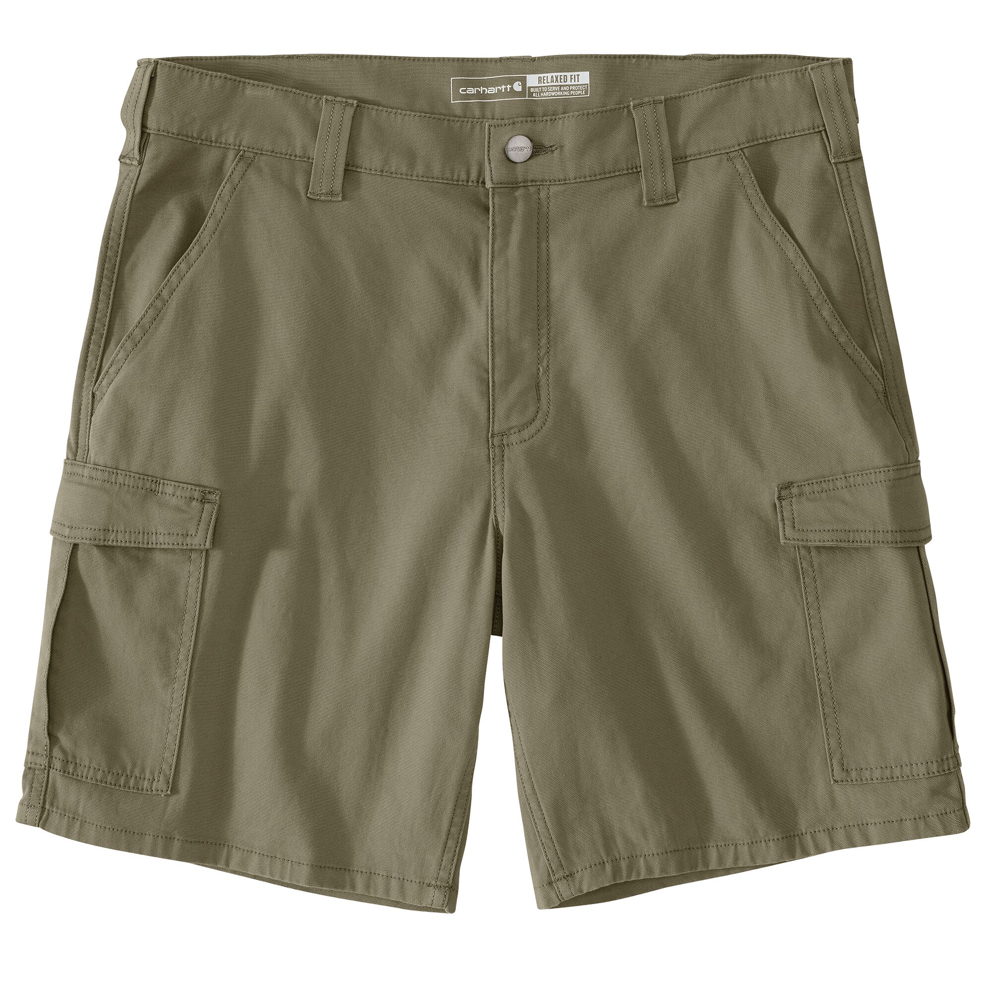 Men's Rugged Flex Relaxed Fit 9" Canvas Cargo Work Short