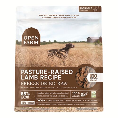Pasture-raised Lamb Recipe Freeze Dried Raw Dog Food - 13.5 oz
