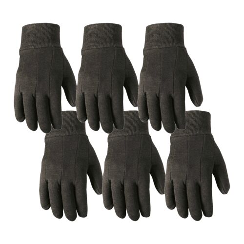 Men's 6-Pack Economy Jersey Knit Gloves