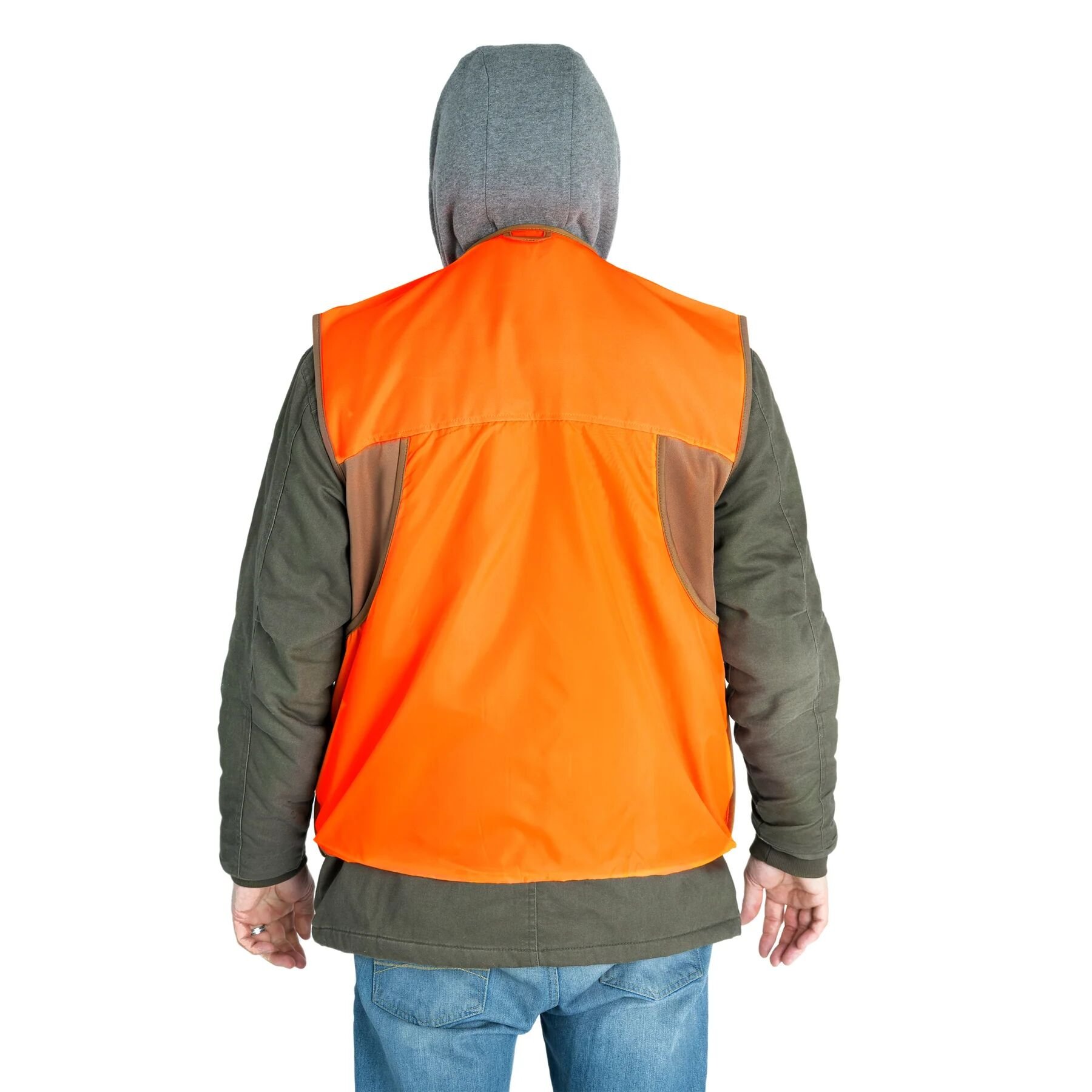 Men's Hunting Vest in Duck Brown/Blaze