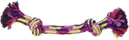 9 Flossy Chews Braidys 2 Knot Rope Bone