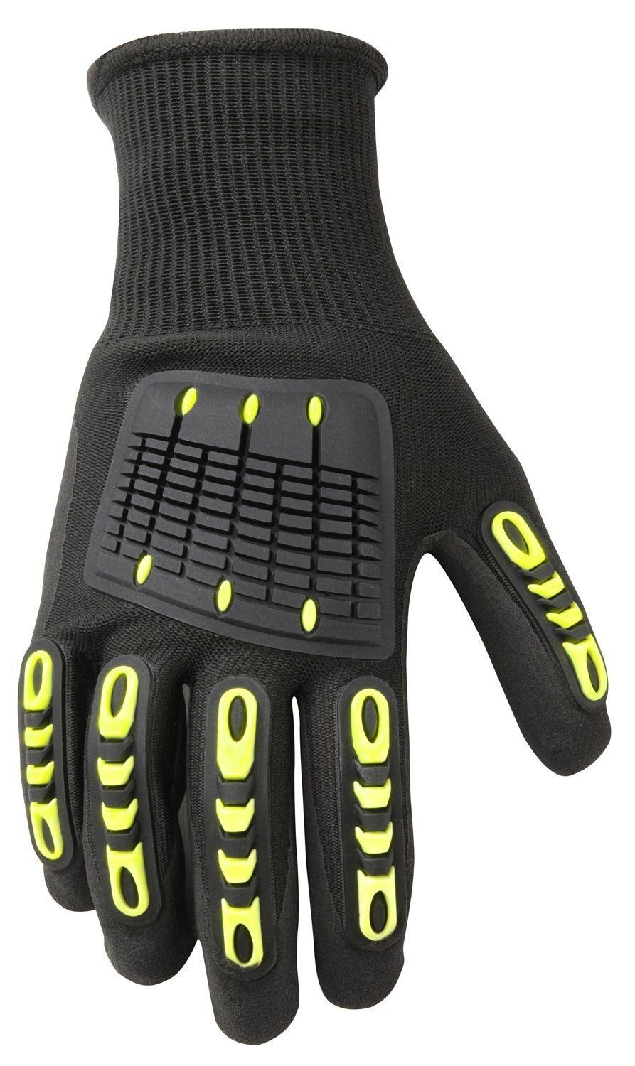 Men's Impact Protection Nitrile Work Gloves