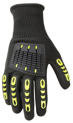 Men's Impact Protection Nitrile Work Gloves