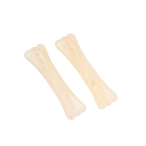 4.5" Durable Chew Dog Bones Bacon Flavored - 2-Pack