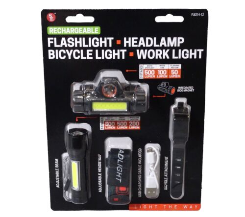 4-in-1 Rechargeable Headlamp