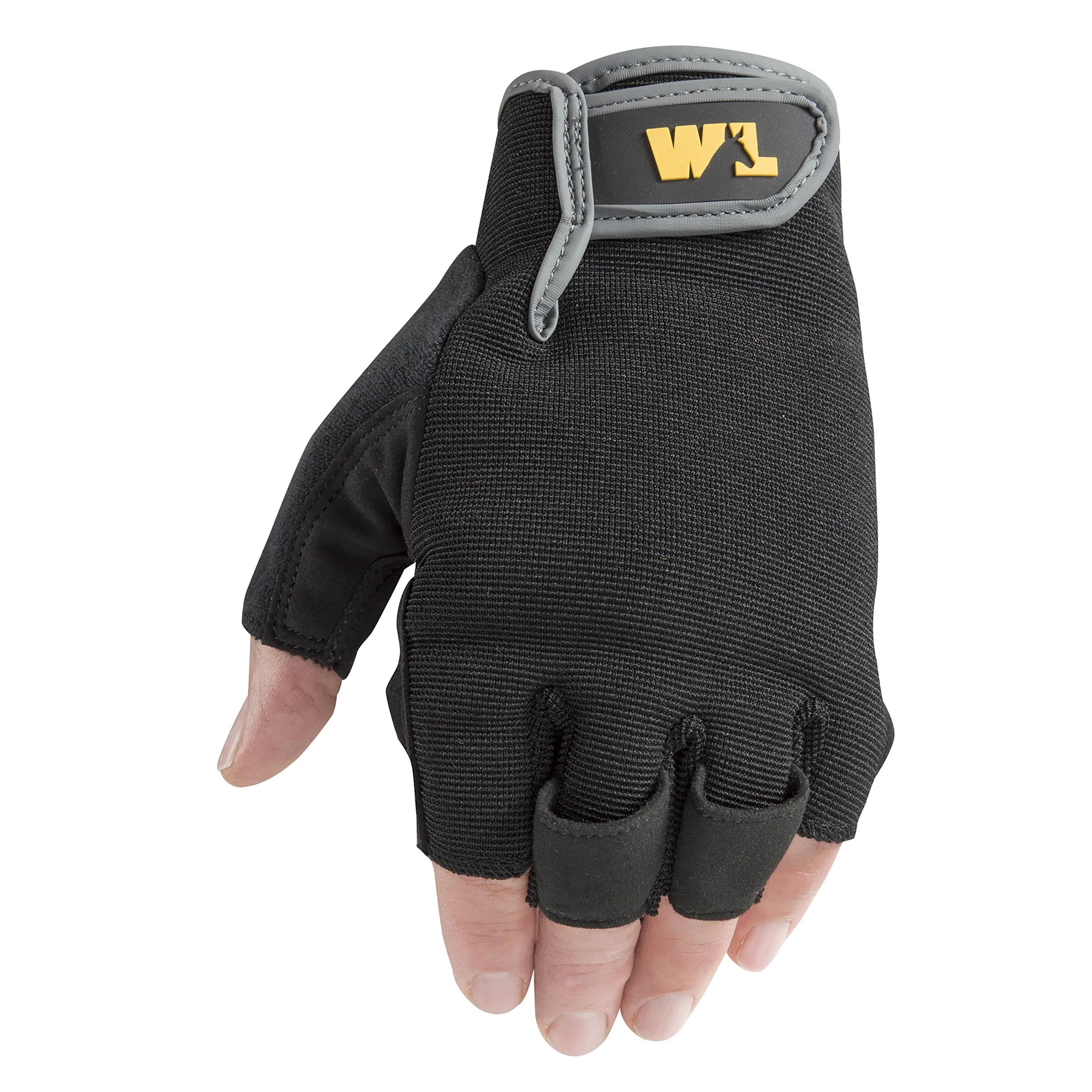 Men's Large Canvas Stretchable Fabric Carpenter's Gloves