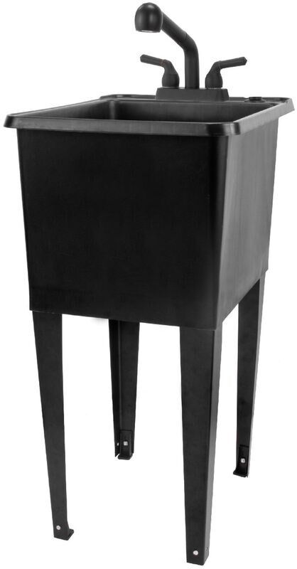 16 Gallon Utility Tub with Faucet