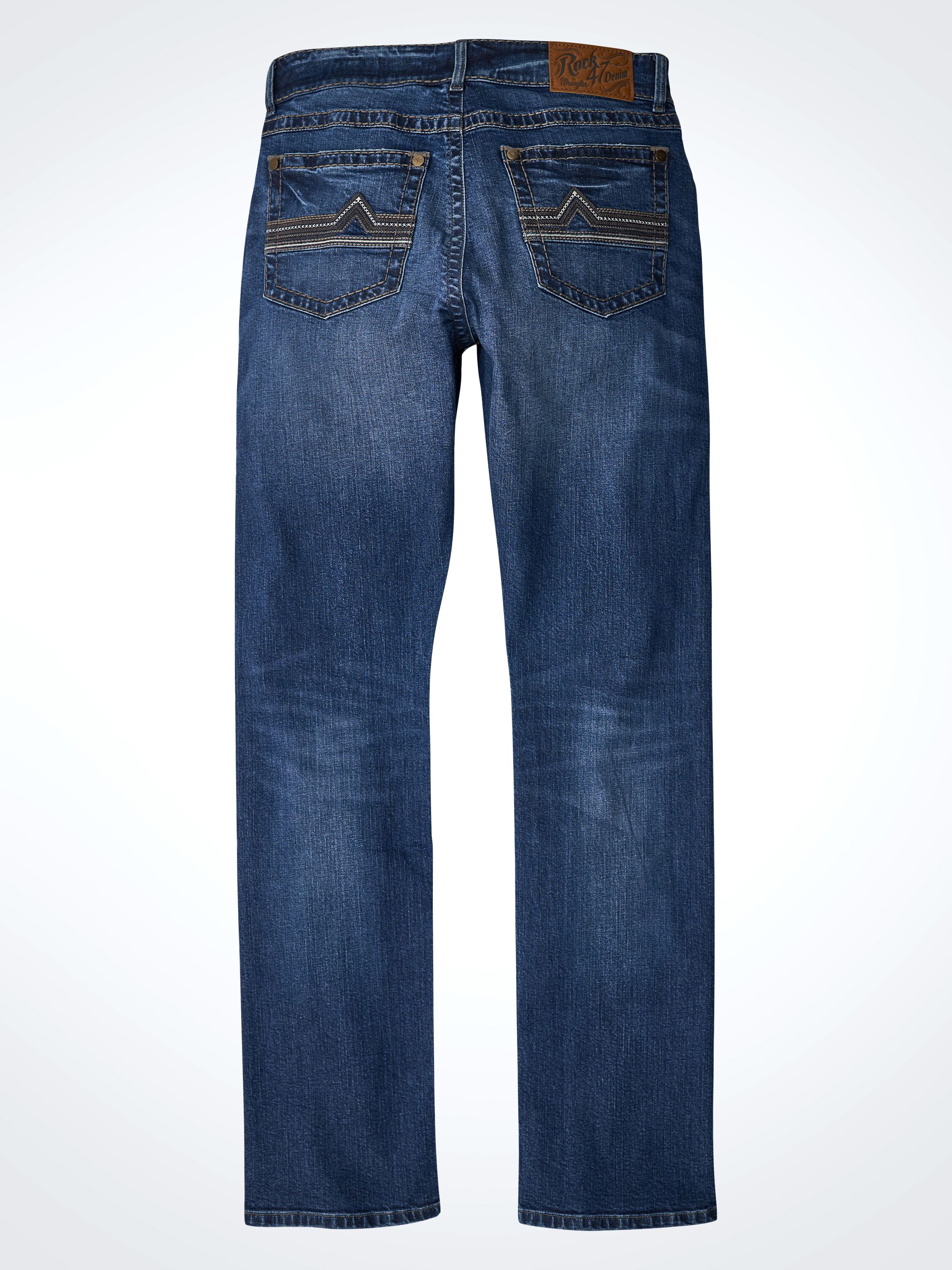 Wrangler Men's Rock 47 Slim Fit Straight Leg Jean