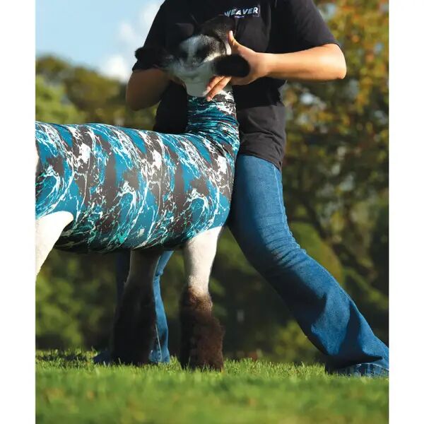 Weaver Leather Spandex Sheep Tube in Tidal Wave - Large