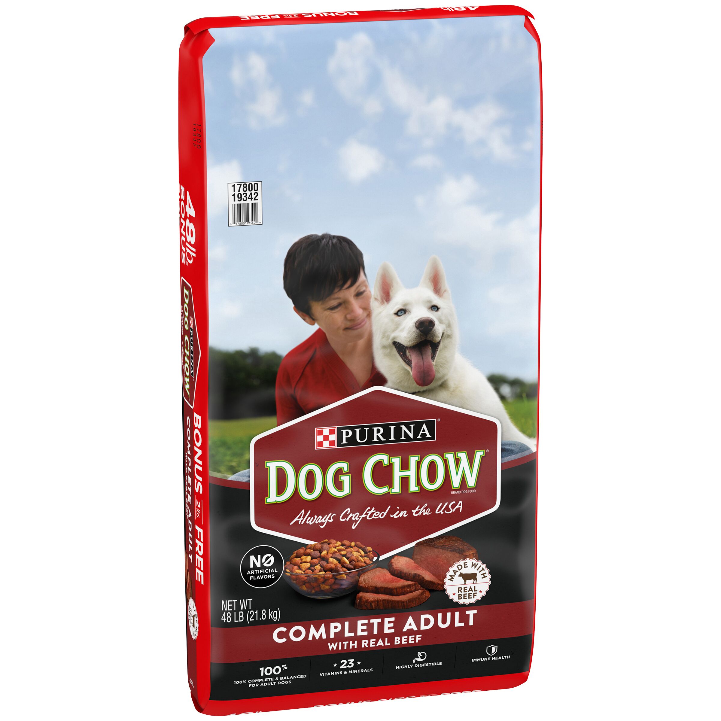 Purina Complete Adult Beef Dry Dog Food 44 Lb